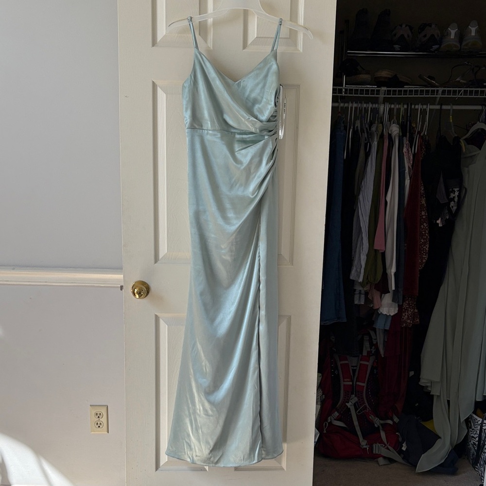 Birdy Grey Light Blue Maxi Dress